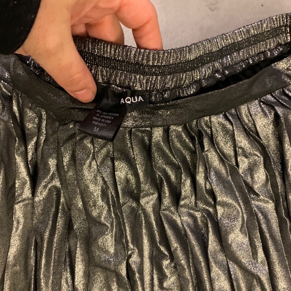 Aqua Foiled Skirt - Picture 2 of 2
